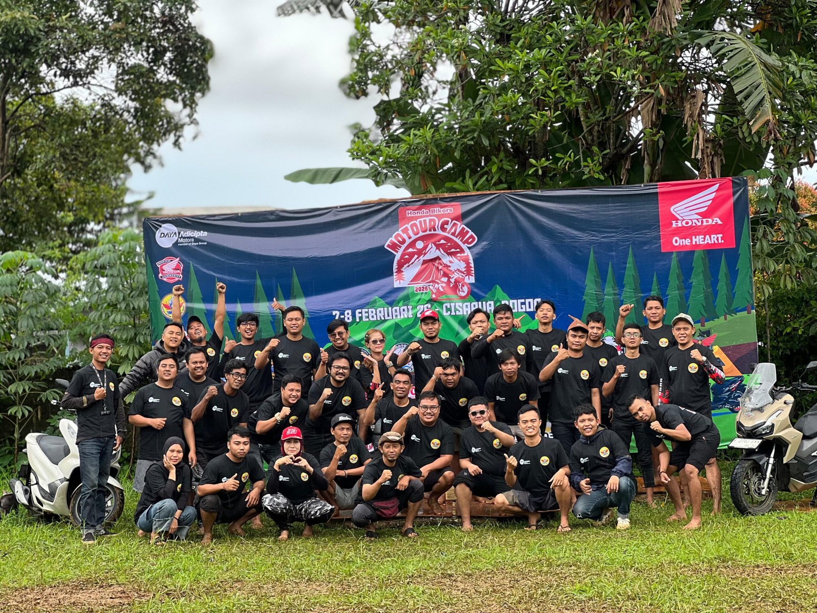 Honda Bikers Motour Camp 2026 menjadi wadah silaturahmi antar bikers dan komunitas Honda di wilayah Jawa Barat.