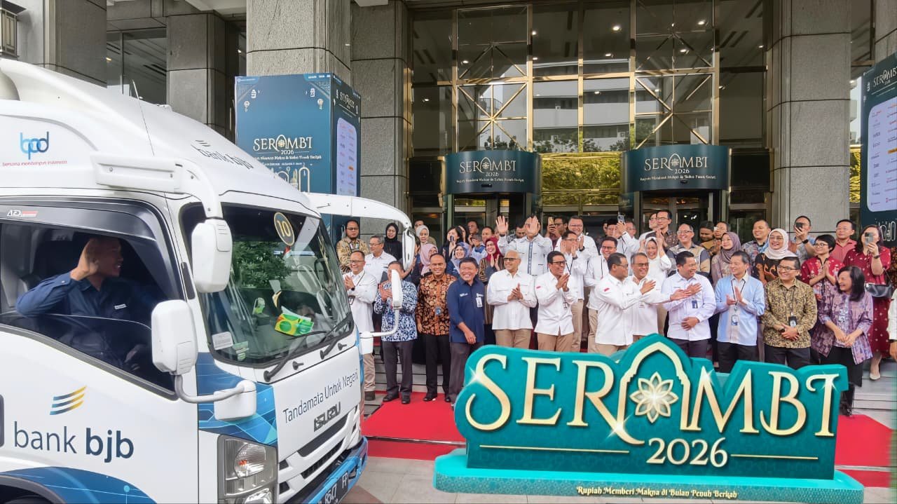 bank bjb Melalui partisipasi aktif dalam Kick Off SERAMBI 2026, bank bjb hadir untuk memastikan kebutuhan uang tunai masyarakat dapat terpenuhi dengan baik.