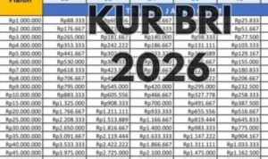 Ini Tabel Pinjaman UMKM 2026: KUR BRI Cair hingga Rp500 Juta, Cicilan Ringan Mulai Rp195 Ribuan