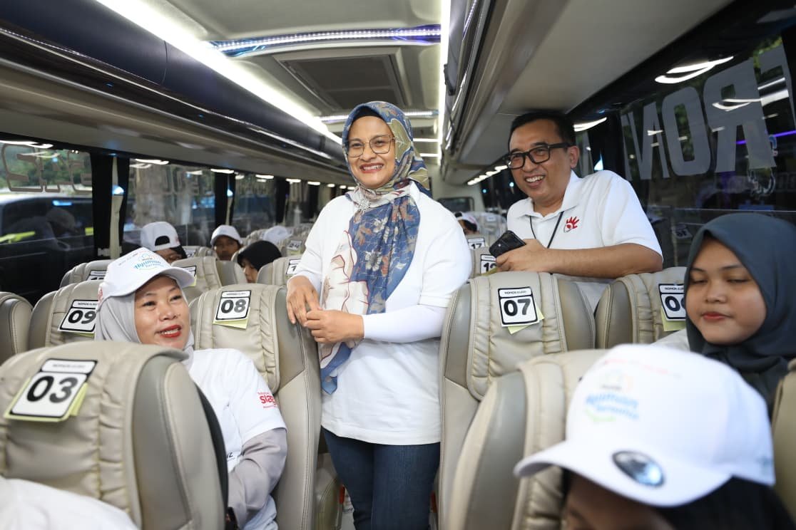 17-3-9 mudik Program Mudik Gratis Bersama TelkomGroup 2026 dengan memberangkatkan 1.924 pemudik dari Jakarta
