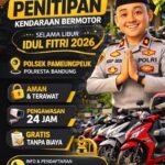 9-3-6 POLSEK Pameungpek Polsek Pameungpeuk Polresta Bandung meluncurkan program penitipan kendaraan bermotor gratis bagi masyarakat yang mudik ke kampung halaman.