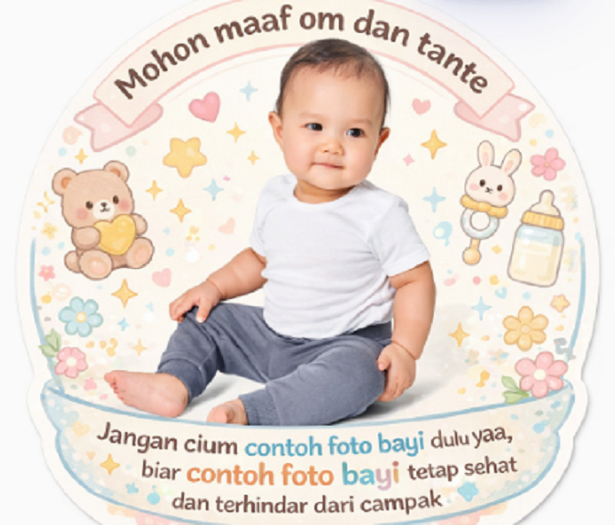 Tata Cara Buat Stiker Jangan Cium Bayi di ChatGPT agar Terhindar dari Penularan Campak! 