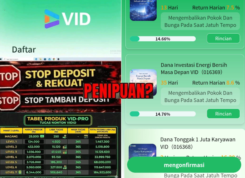 Aplikasi VID Penghasil Uang Diduga Scam? Ini Faktanya Aplikasi VID Penghasil Uang Diduga Scam? Ini Faktanya