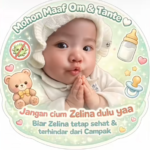 Cara Bikin Stiker “Jangan Cium Dulu” dari Foto Bayi untuk Dibagikan di Media Sosial