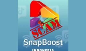 Aplikasi Snapboost yang kembali meminta pajak.