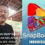 17-4-4 Snapboost Kapolsek Bangunrejo yang menghimbau korban aplikasi Snapboost untuk segera melapor.