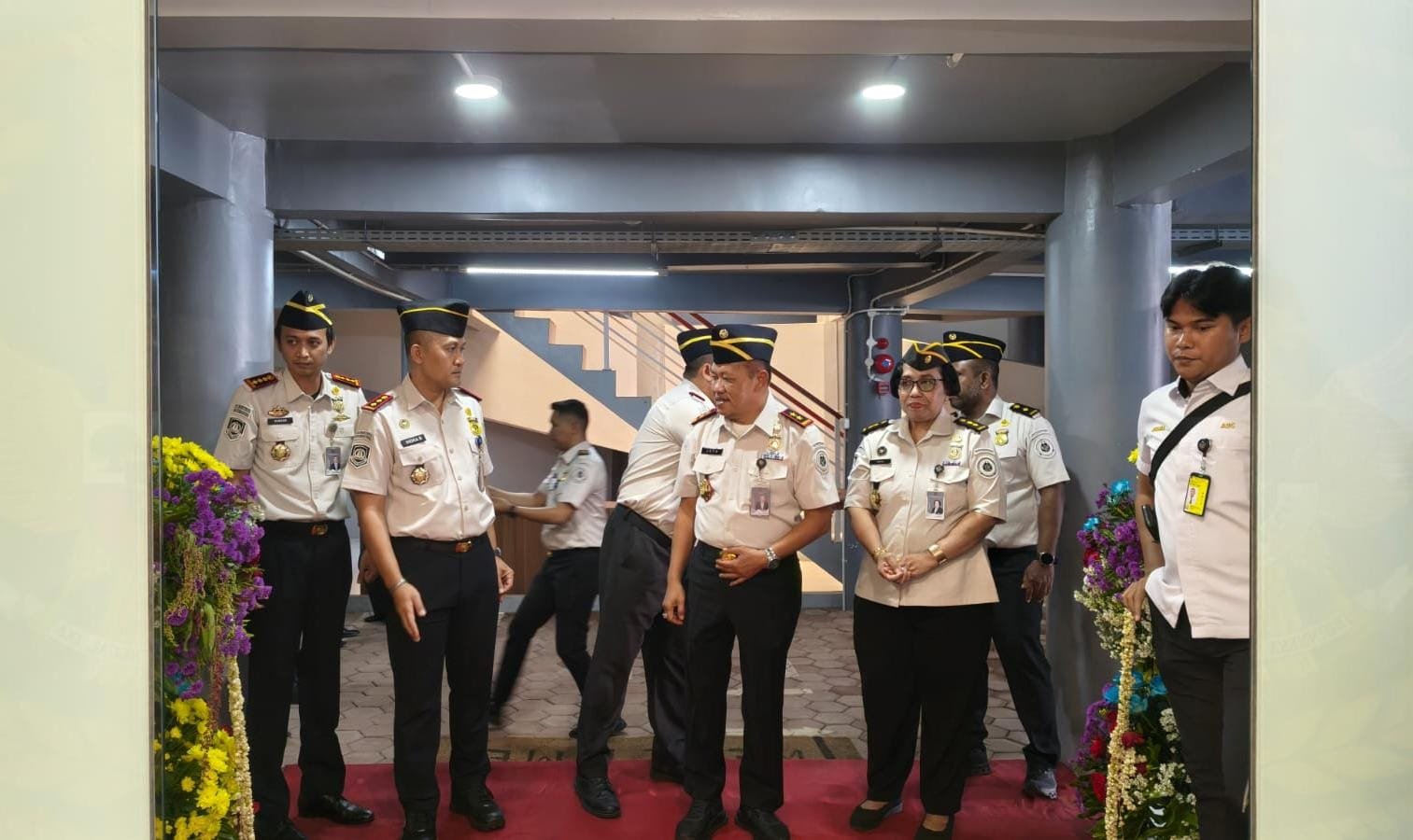Peresmian gedung Inteldakim Kantor Imigrasi Kelas I Bandung. Pada Senin (13/4)