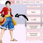 Cara Bikin Karakter One Piece di Sakura School Simulator