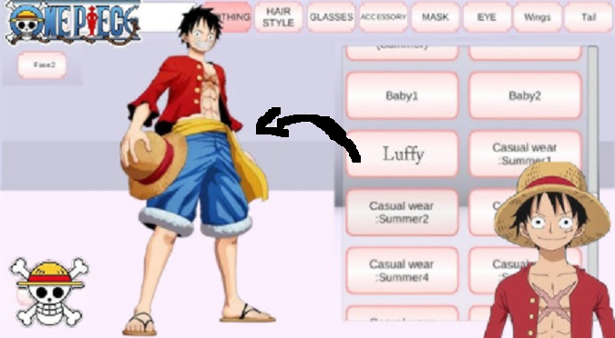 Cara Bikin Karakter One Piece di Sakura School Simulator Cara Bikin Karakter One Piece di Sakura School Simulator
