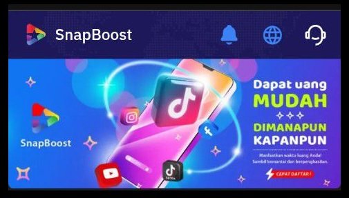 penipuan Aplikasi Snapboost yang sudah memakan ratusan korban.