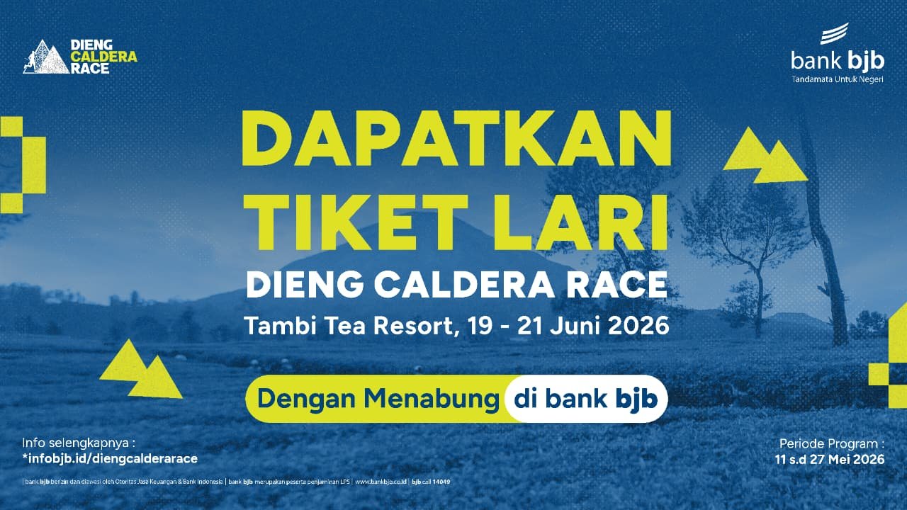 bank bjb Dukung Sport Tourism Lewat Kesempatan Eksklusif Slot Dieng Caldera Race 2026 bank bjb Dukung Sport Tourism Lewat Kesempatan Eksklusif Slot Dieng Caldera Race 2026