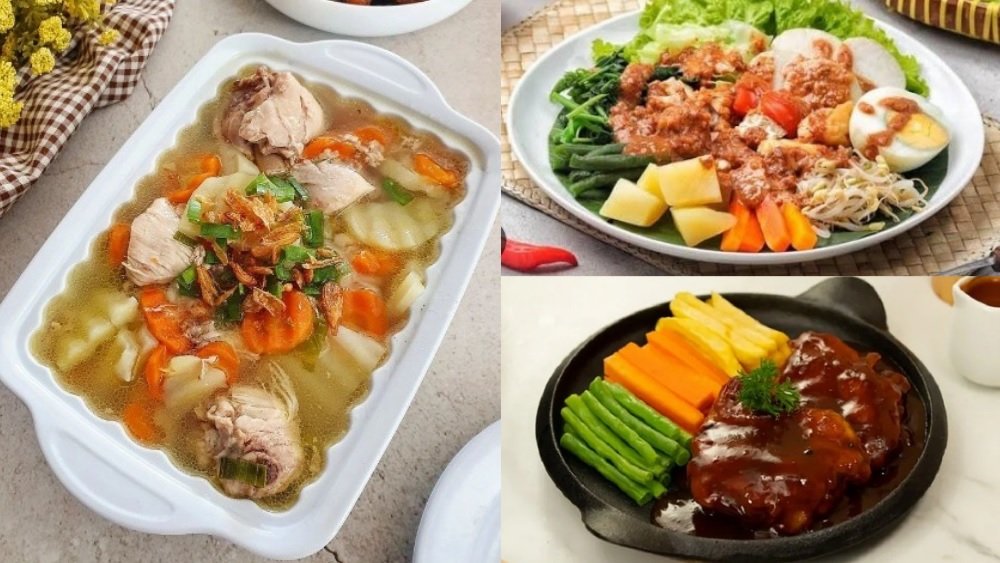 17-6 menu Rekomendasi masak sat set Menu Gizi Seimbang.