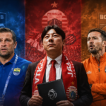 Ilustrasi pergantian pelatih Persib, Borneo FC dan Persija.