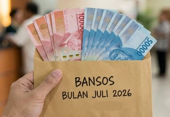 ILUSTRASI pencairan bansos bulan Juli 2026.