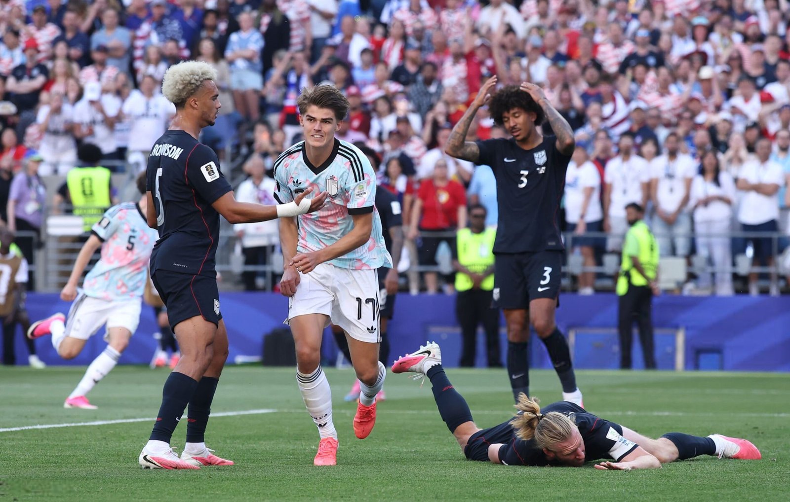 Hajar Tuan Rumah AS 4-1, Belgia Tantang Spanyol di Perempat Final Piala Dunia