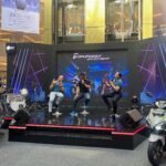 Penampilan dari EJ Peace Entertainment berhasil mengguncang panggung dan memeriahkan suasana Regional Public Exhibition New Honda Vario Evo 160.
