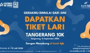 bank bjb Hadirkan Kemudahan Ikut Tangerang 10K Lewat Program Menabung Berhadiah Tiket Lari