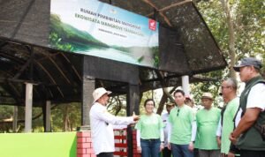 Kunjungan jajaran manajemen PT Astra Honda motor ke Rumah Pembibitan Mangrove di Kawasan Ekowisata Mangrove Tambaksari, Karawang (22/7). Kunjungan jajaran manajemen PT Astra Honda motor ke Rumah Pembibitan Mangrove di Kawasan Ekowisata Mangrove Tambaksari, Karawang (22/7).