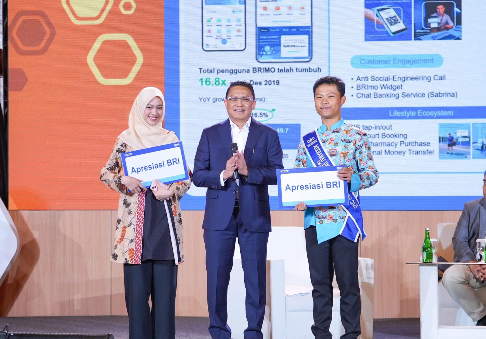 Direktur Finance & Strategy BRI Achmad Royadi dalam kegiatan Lampung Financial Festival 2026, Minggu (6/9/2026).